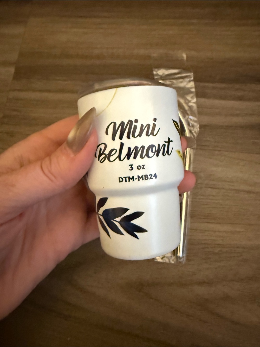 NEW Mini Belmont 3 oz Floral Stainless Steel Mini Tumbler w/ Straw